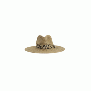 Sombrero Rafia Animal Print