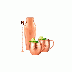Set Coctelera Cobre